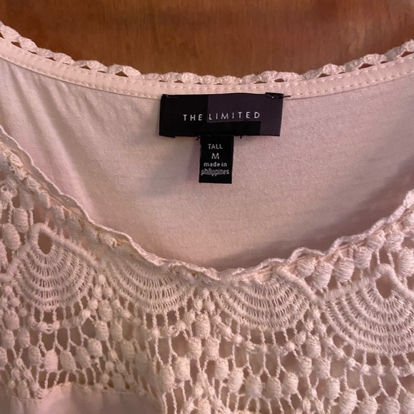 The Limited sleeveless lacy blouse size M - Picture 3 of 5